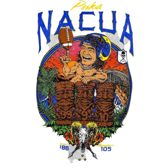 Sullen Men's T-shirt Oversize Wide Fit Puka NACUA Heavyweight Premium Quality - Picture 3 of 8